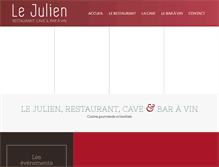 Tablet Screenshot of lejulien.com